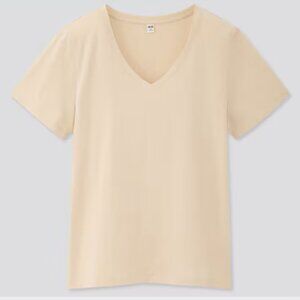 Uniqlo Supima® Cotton V-Neck Short-Sleeve T-Shirt